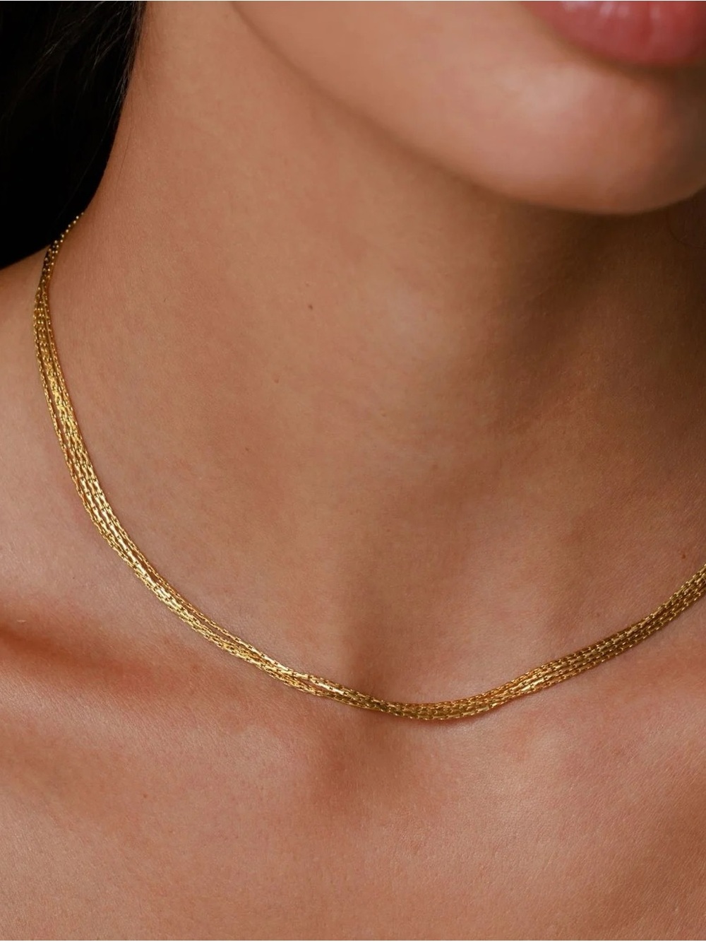 Atolea Jewelry "RIVIERA" LAYERED CHOKER - Picture 3 of 14